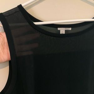 Halogen sheath dress with mesh panels